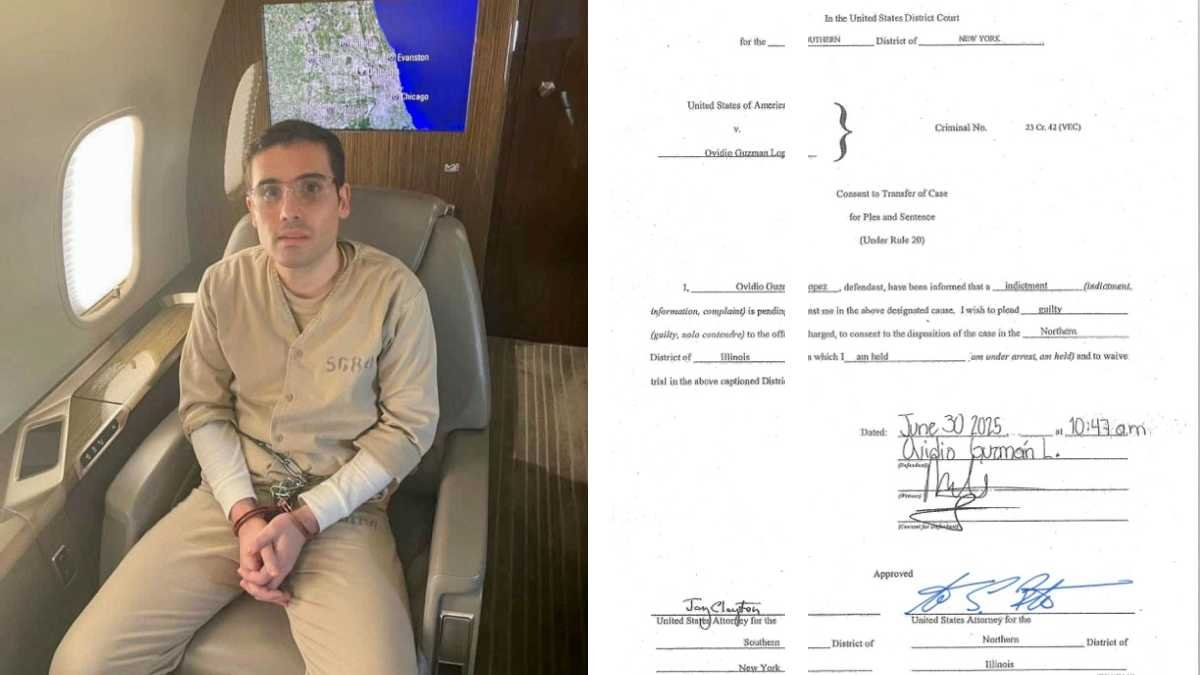 Ovidio Guzmán busca colaborar con autoridades estadounidenses para reducir condena