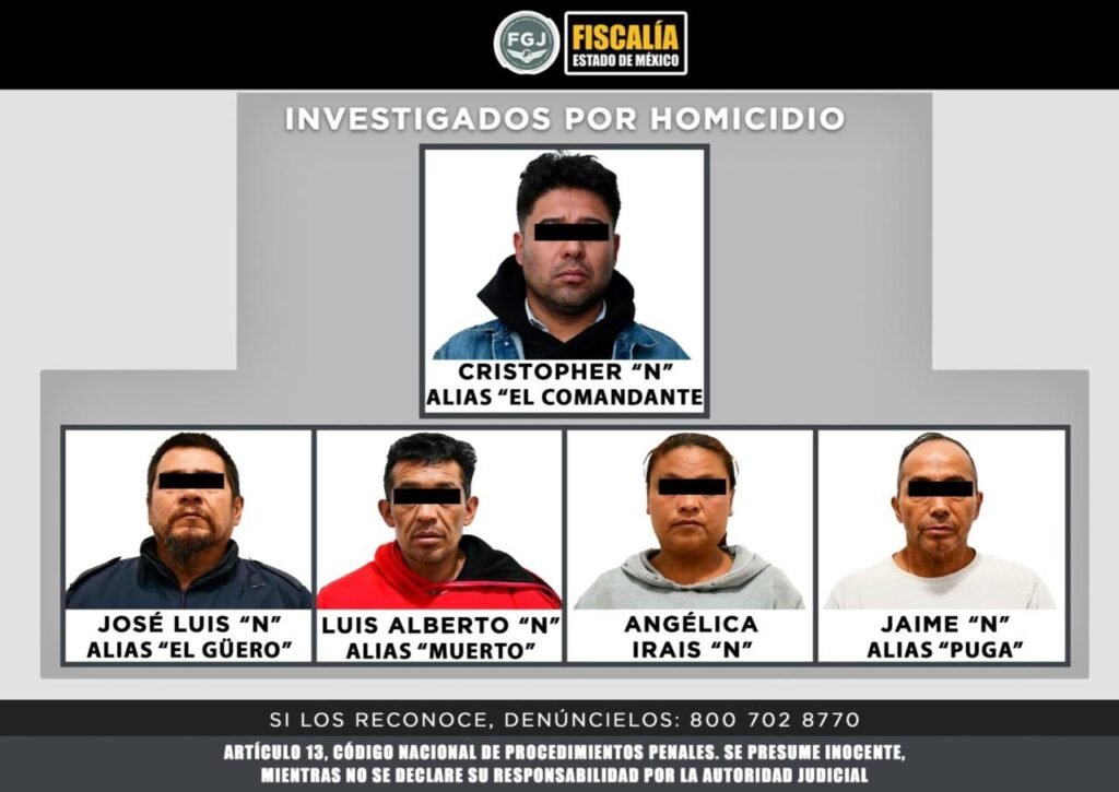 El comandante y los otros 15 detenidos por el homicidio de B-King y DJ clown