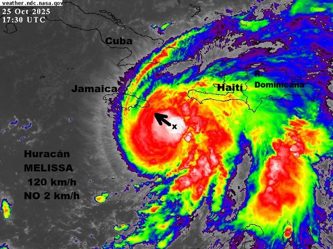 Huracán monstruo Melissa