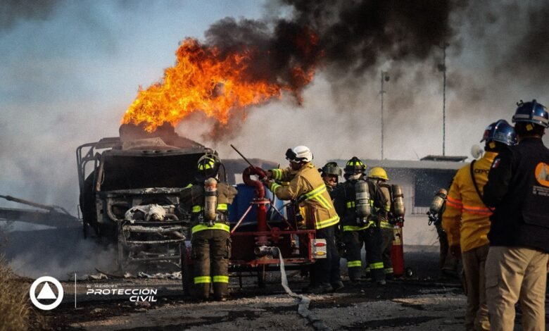 Incendio en La Quebradora