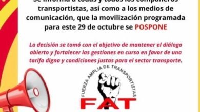 Cancelan megabloqueo