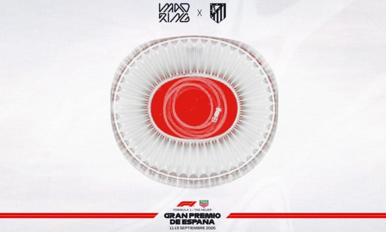 Atlético de Madrid anuncia alianza con el Gran Premio de España 2026.