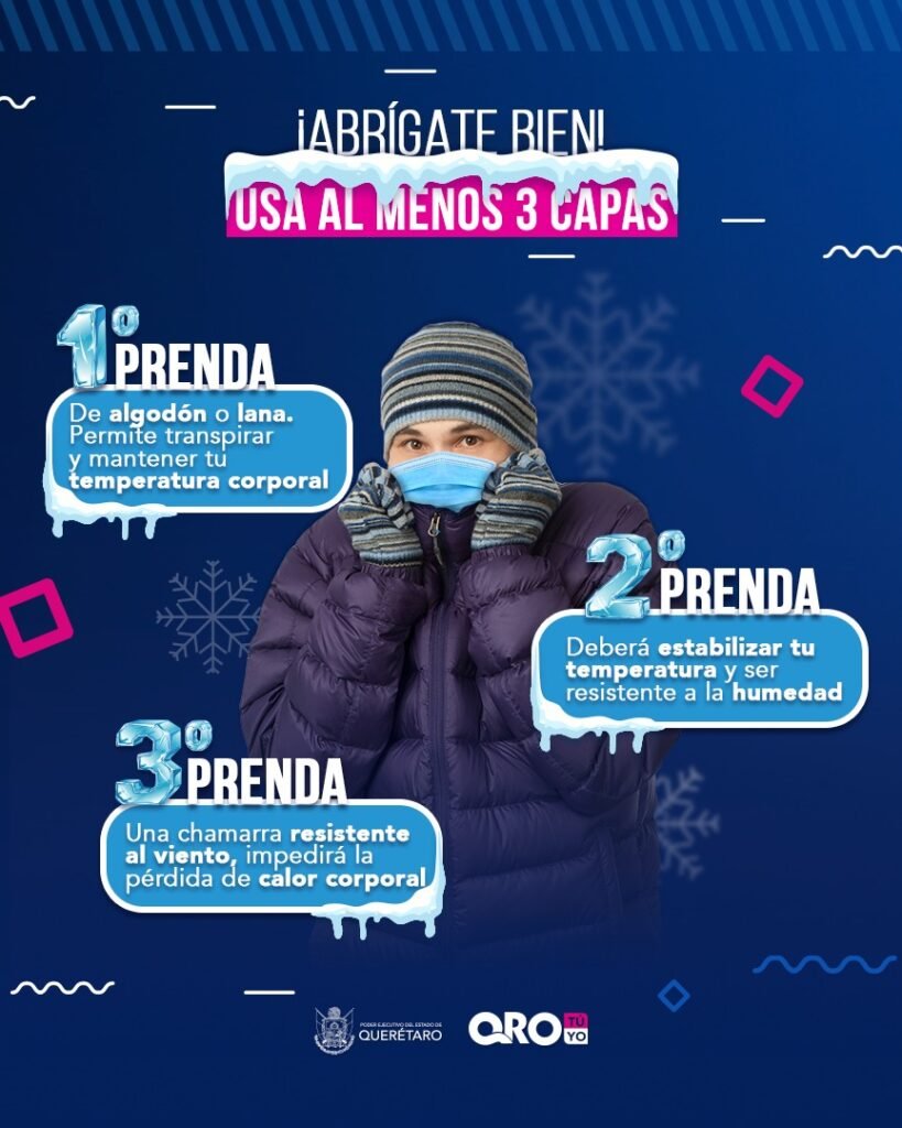 frente frío 13 en Querétaro