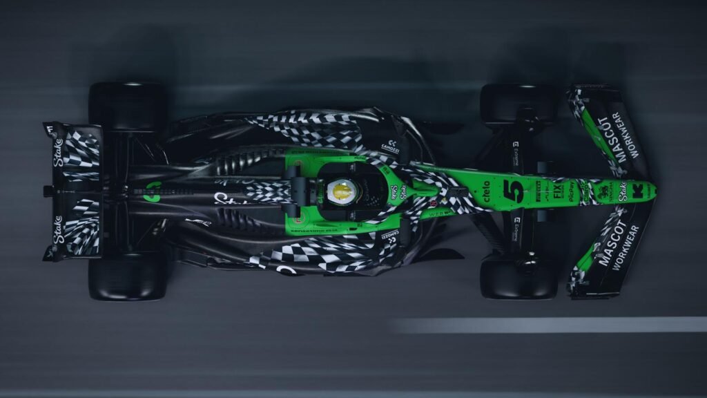 Sauber diseño verde neón Las Vegas 2025